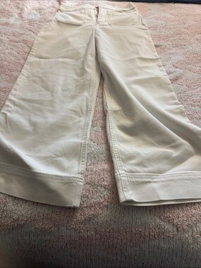 Travis Mathew Cream Casual Pants with wide leg